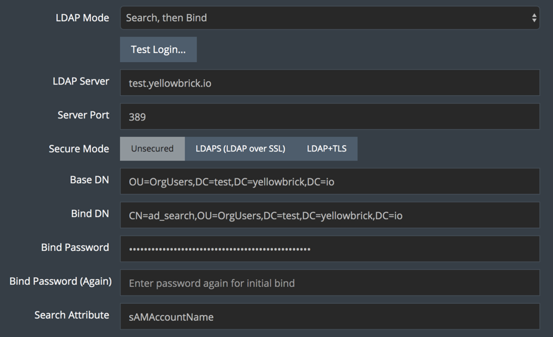 Search, then Bind Example | Yellowbrick Data