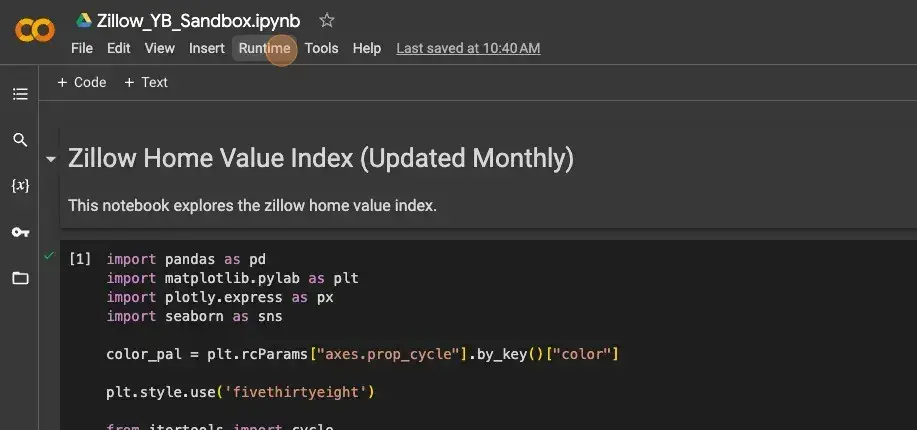 Prepare Jupyter Notebook Environment